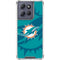 NFL Miami Dolphins Double Vision Moto G Stylus 5G (2025) Clear Case
