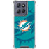 NFL Miami Dolphins Double Vision Moto G Stylus 5G (2025) Clear Case