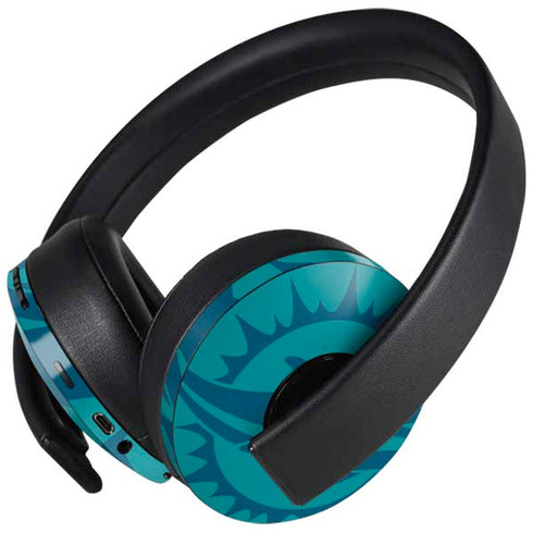 NFL Miami Dolphins Double Vision PlayStation 4 Gold Wireless Headset Skin