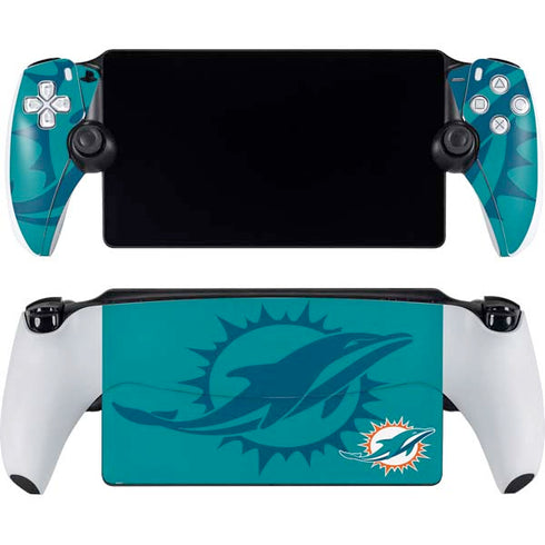 NFL Miami Dolphins Double Vision PlayStation Portal Remote Player Skin