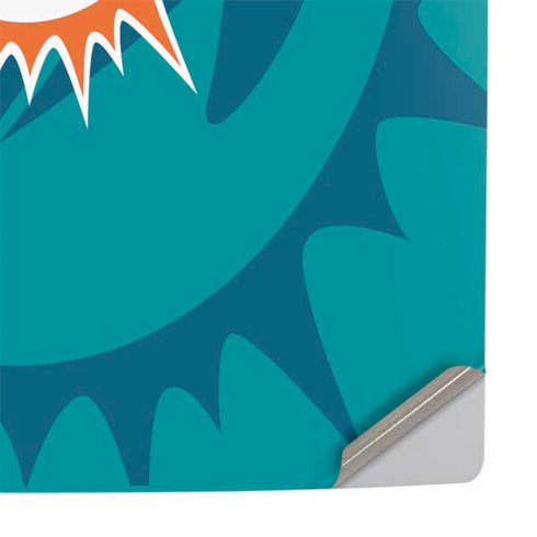 NFL Miami Dolphins Double Vision PS5 Pro Console Skin