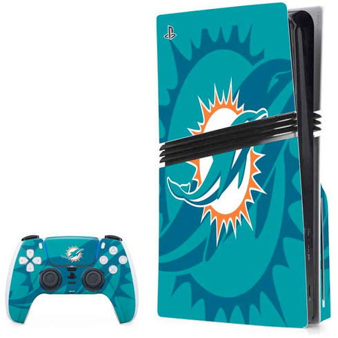 NFL Miami Dolphins Double Vision PlayStation PS5 Skins