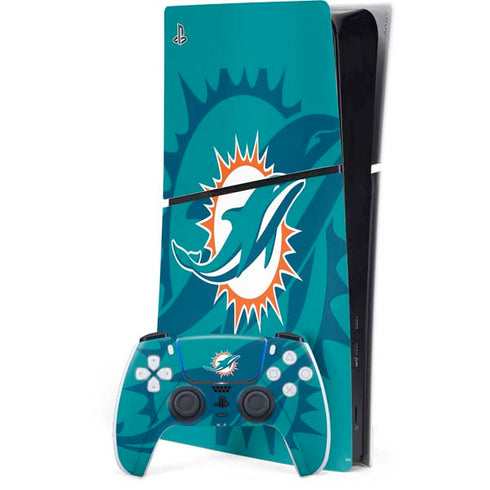 NFL Miami Dolphins Double Vision PlayStation PS5 Skins