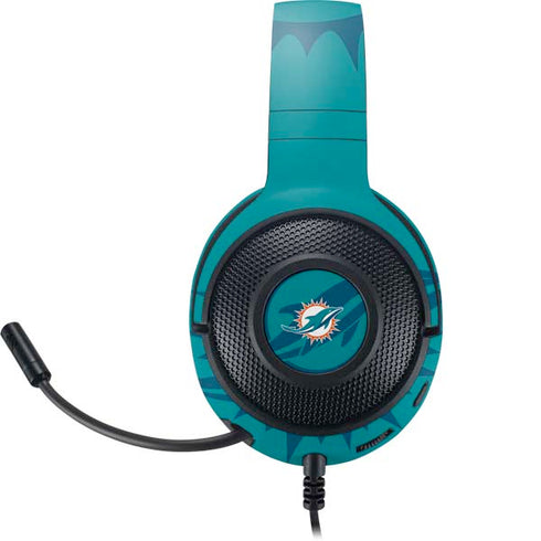 NFL Miami Dolphins Double Vision Razer Kraken X Skin