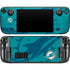 NFL Miami Dolphins Double Vision Steam Deck Handheld Gaming Computer OLED Skin