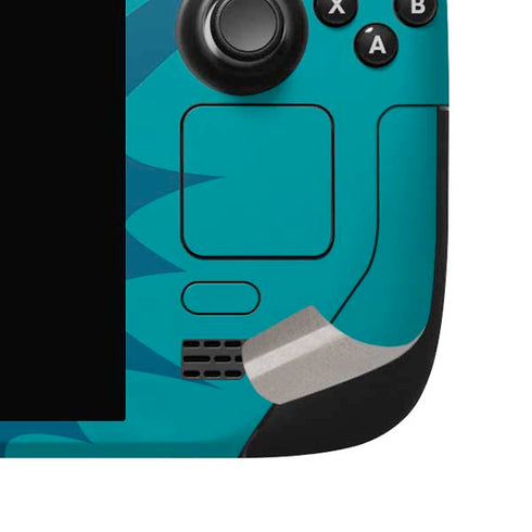 NFL Miami Dolphins Double Vision Steam Deck Handheld Gaming Computer OLED Skin