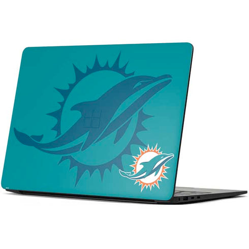 NFL Miami Dolphins Double Vision Surface Laptop 7 15in Skin