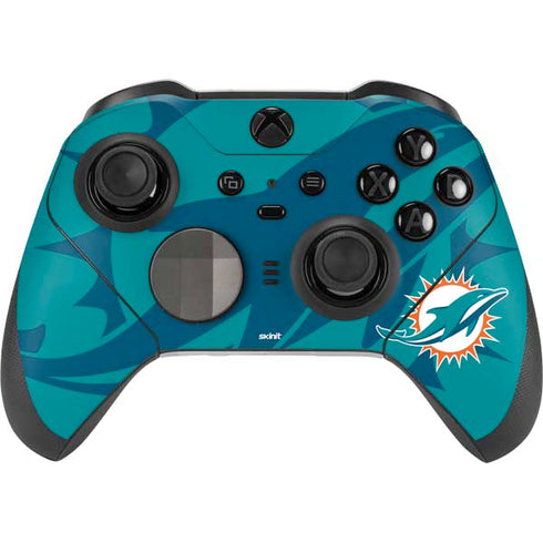 NFL Miami Dolphins Double Vision Xbox Elite Wireless Controller Series 2 Skin