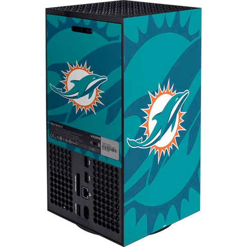 NFL Miami Dolphins Double Vision XBox Series X Digital Edition Bundle Skin