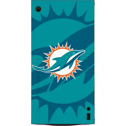 NFL Miami Dolphins Double Vision XBox Series X Digital Edition Console Skin