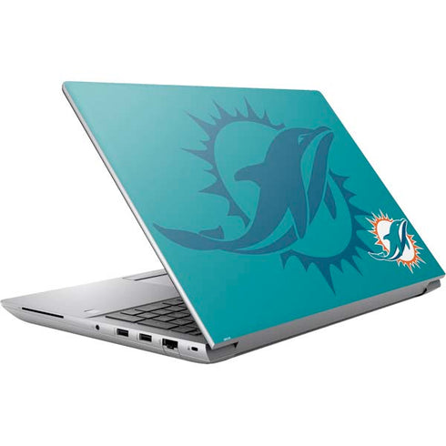 NFL Miami Dolphins Double Vision HP ZBook Fury 16 G10 Skin