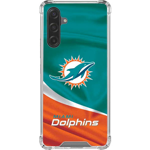 NFL Miami Dolphins Galaxy A17 Clear Case