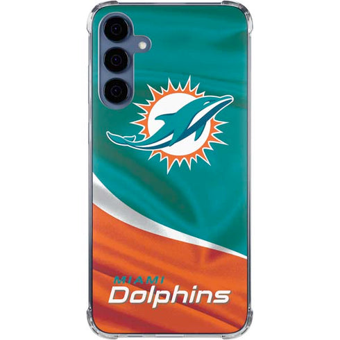 NFL Miami Dolphins Galaxy A55 5G Clear Case