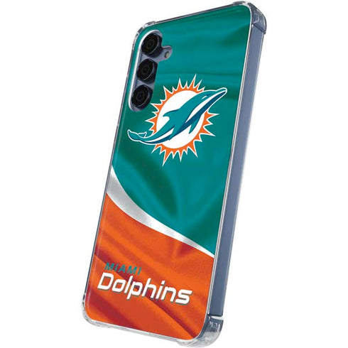 NFL Miami Dolphins Galaxy A55 5G Clear Case