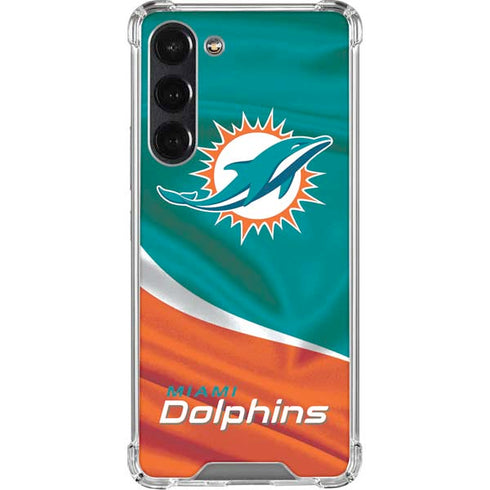 NFL Miami Dolphins Galaxy S24 FE Clear Case