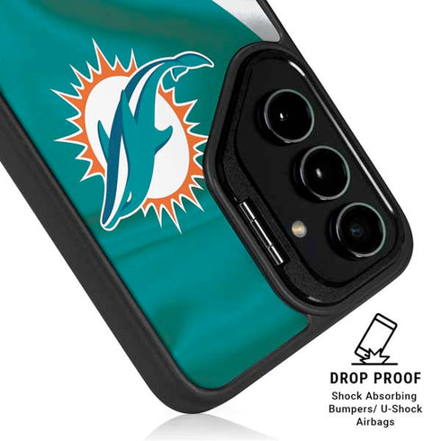 NFL Miami Dolphins Galaxy S24 FE Kickstand Case