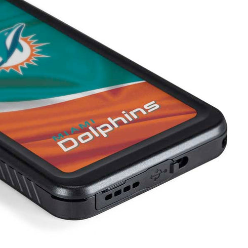 NFL Miami Dolphins Galaxy S24 Plus Waterproof Case