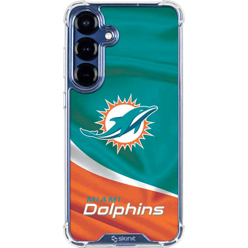 NFL Miami Dolphins Galaxy S25 FE Clear Case