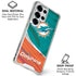 NFL Miami Dolphins Galaxy S25 Ultra Clear Case