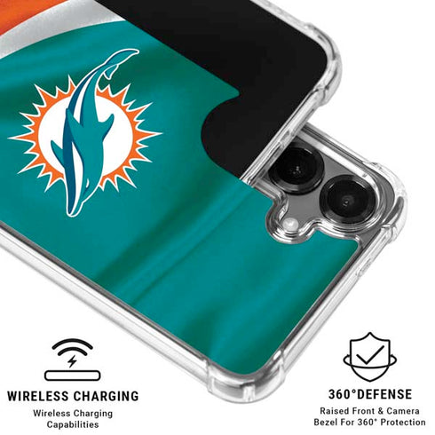 NFL Miami Dolphins Galaxy S26 Clear Case