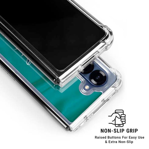 NFL Miami Dolphins Galaxy Z Fold7 Clear Case
