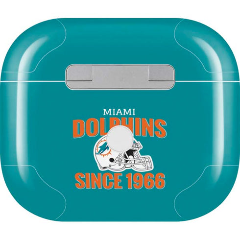 NFL Miami Dolphins Helmet Apple AirPods (3rd Gen 2021) Skin