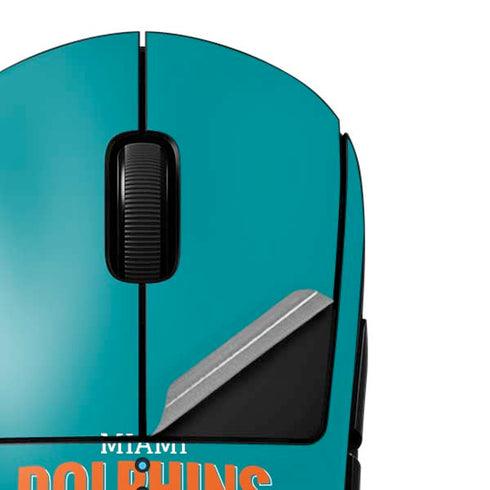 NFL Miami Dolphins Helmet G Pro Wireless Gaming Mouse Skin