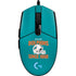 NFL Miami Dolphins Helmet G203 Prodigy RGB Wired Gaming Mouse Skin