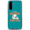 NFL Miami Dolphins Helmet Galaxy A36 5G Clear Case