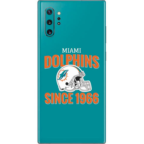 NFL Miami Dolphins Helmet Galaxy Note 10 Plus Skin