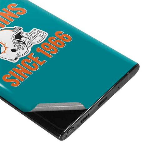 NFL Miami Dolphins Helmet Galaxy Note 10 Plus Skin