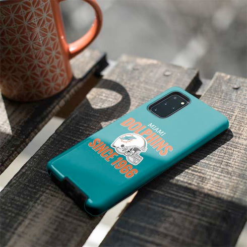 NFL Miami Dolphins Helmet Galaxy S20 Plus Pro Case