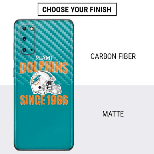 NFL Miami Dolphins Helmet Galaxy S20 Skin