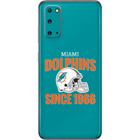 NFL Miami Dolphins Helmet Galaxy S20 Skin