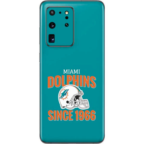 NFL Miami Dolphins Helmet Galaxy S20 Ultra 5G Skin