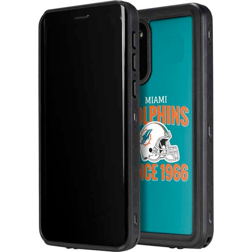 NFL Miami Dolphins Helmet Galaxy S20 Waterproof Case