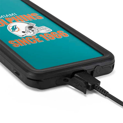 NFL Miami Dolphins Helmet Galaxy S20 Waterproof Case