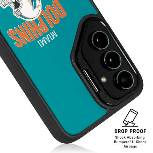 NFL Miami Dolphins Helmet Galaxy S24 Kickstand Case