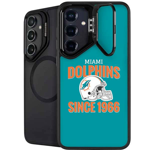 NFL Miami Dolphins Helmet Galaxy S25 Plus Kickstand Case