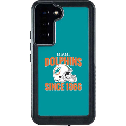 NFL Miami Dolphins Helmet Galaxy S24 Plus Waterproof Case