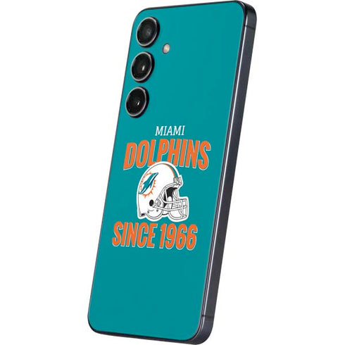 NFL Miami Dolphins Helmet Galaxy S25 Skin
