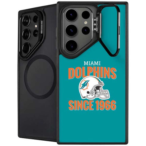 NFL Miami Dolphins Helmet Galaxy S25 Ultra Kickstand Case