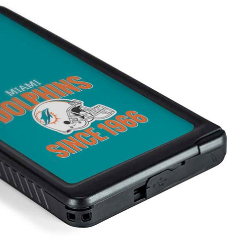 NFL Miami Dolphins Helmet Galaxy S24 Ultra Waterproof Case