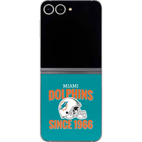 NFL Miami Dolphins Helmet Galaxy Z Flip6 Skin