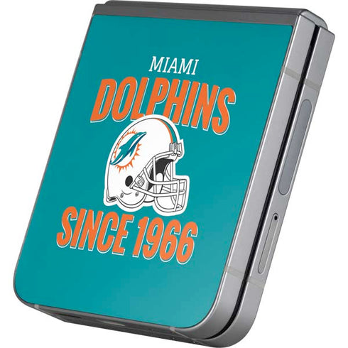 NFL Miami Dolphins Helmet Galaxy Z Flip6 Skin