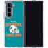 NFL Miami Dolphins Helmet Galaxy Z Fold5 5G Clear Case
