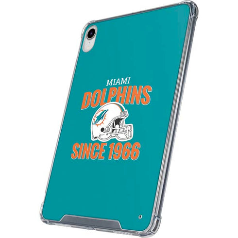 NFL Miami Dolphins Helmet iPad 11th Gen (2025) Clear Case