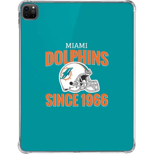 NFL Miami Dolphins Helmet iPad Pro 11in (2024) Clear Case
