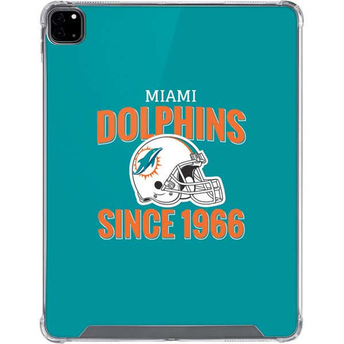 NFL Miami Dolphins Helmet iPad Pro 12.9in (2020) Clear Case