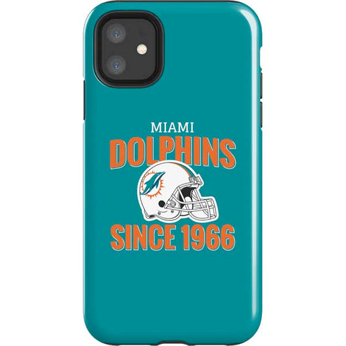 NFL Miami Dolphins Helmet iPhone 11 Impact Case